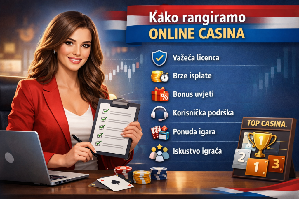 Kako rangiramo online casina